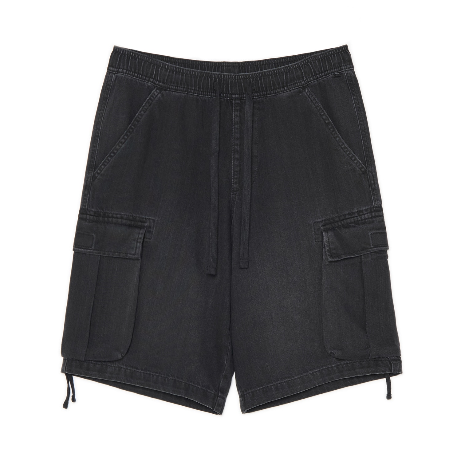 Cropp - Дънкови къси панталони - черeн