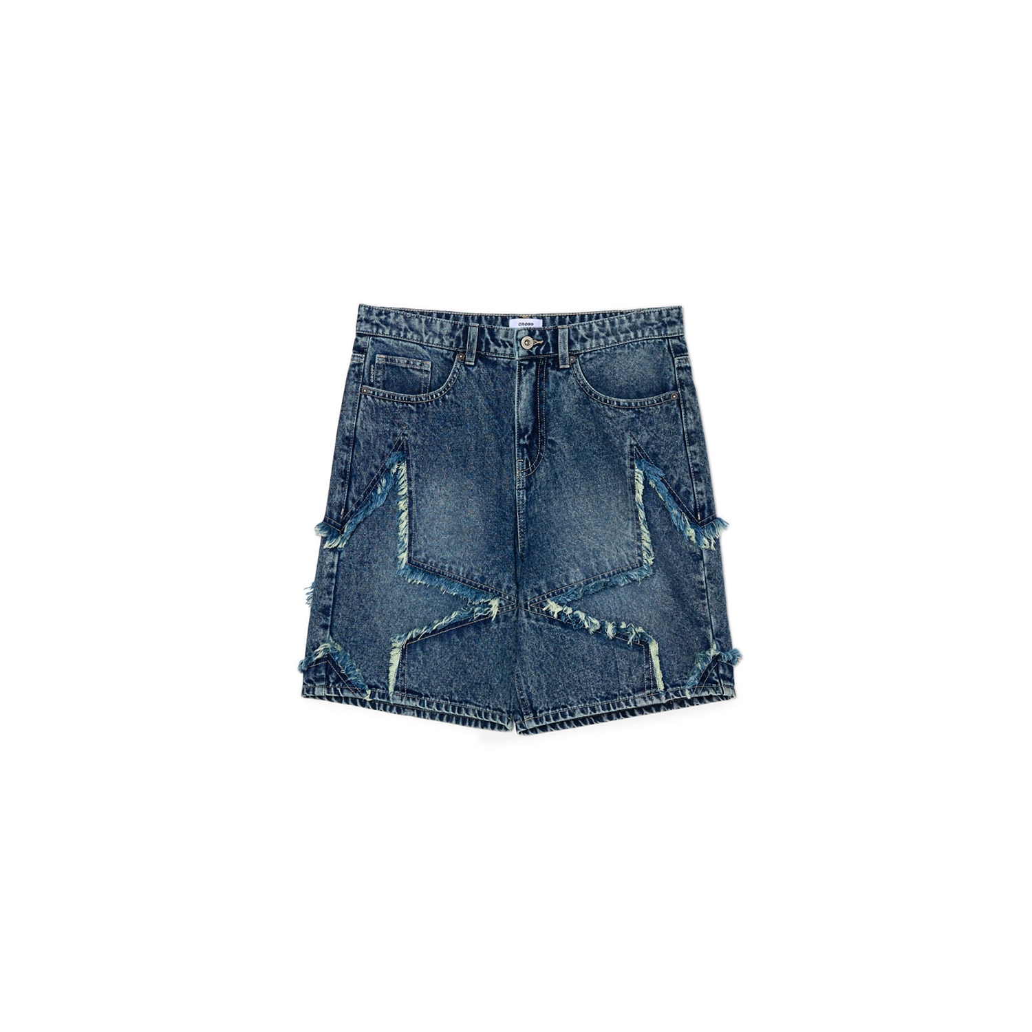 Cropp - Дънкови къси панталони - сини дънки