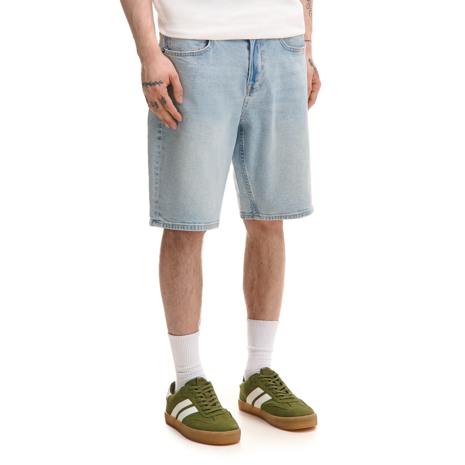 Cropp - Дънкови къси панталони - cин