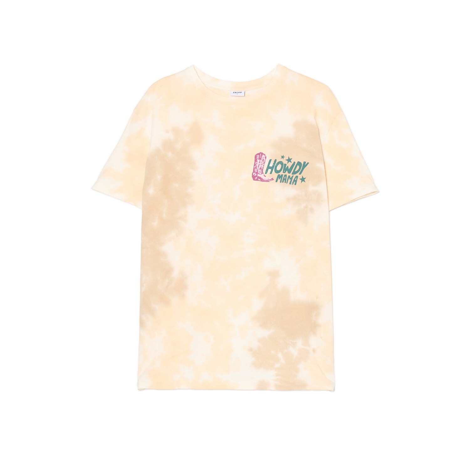 Cropp - Тениска с принт - многоцветен