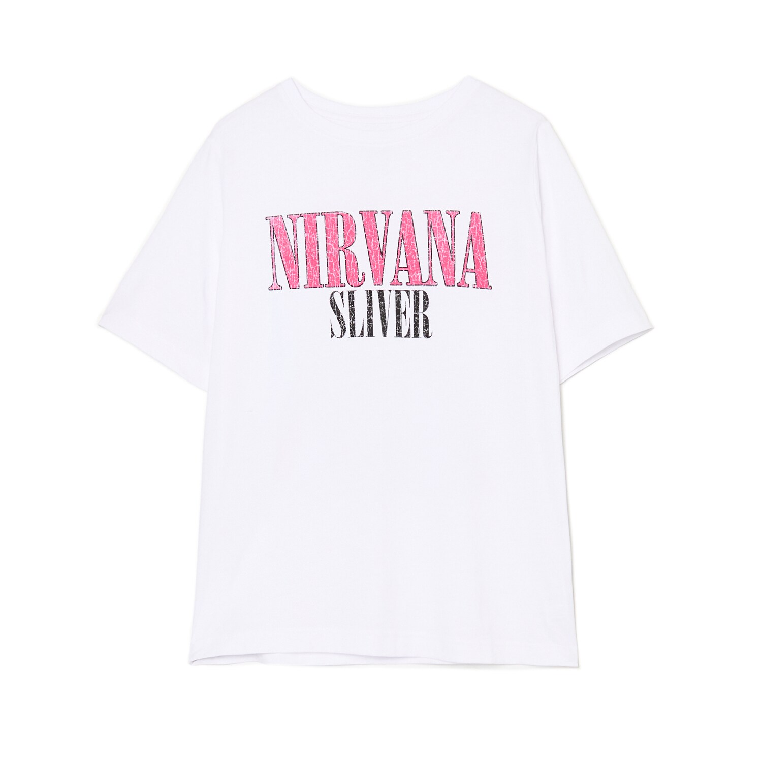 Cropp - Бяла тениска с принт Nirvana - бял