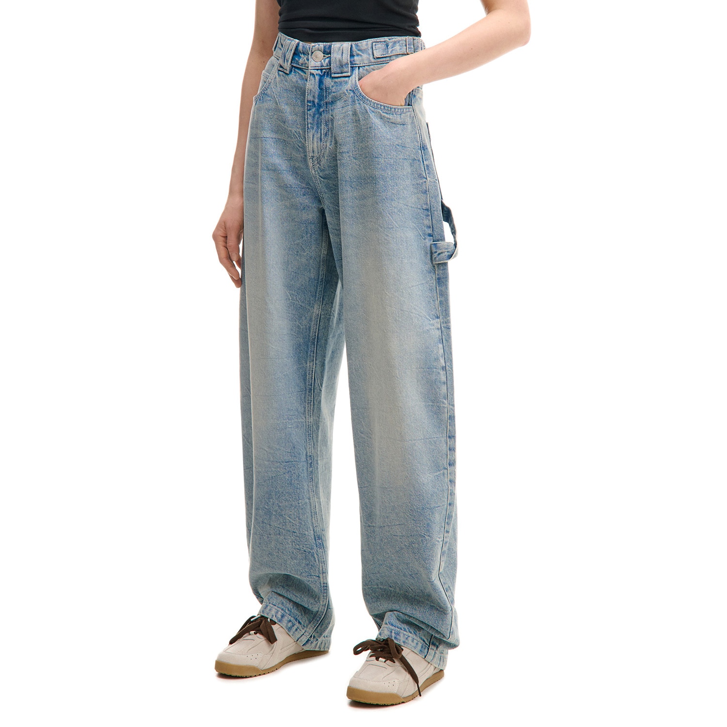 Cropp - Дънки с висока талия - cин