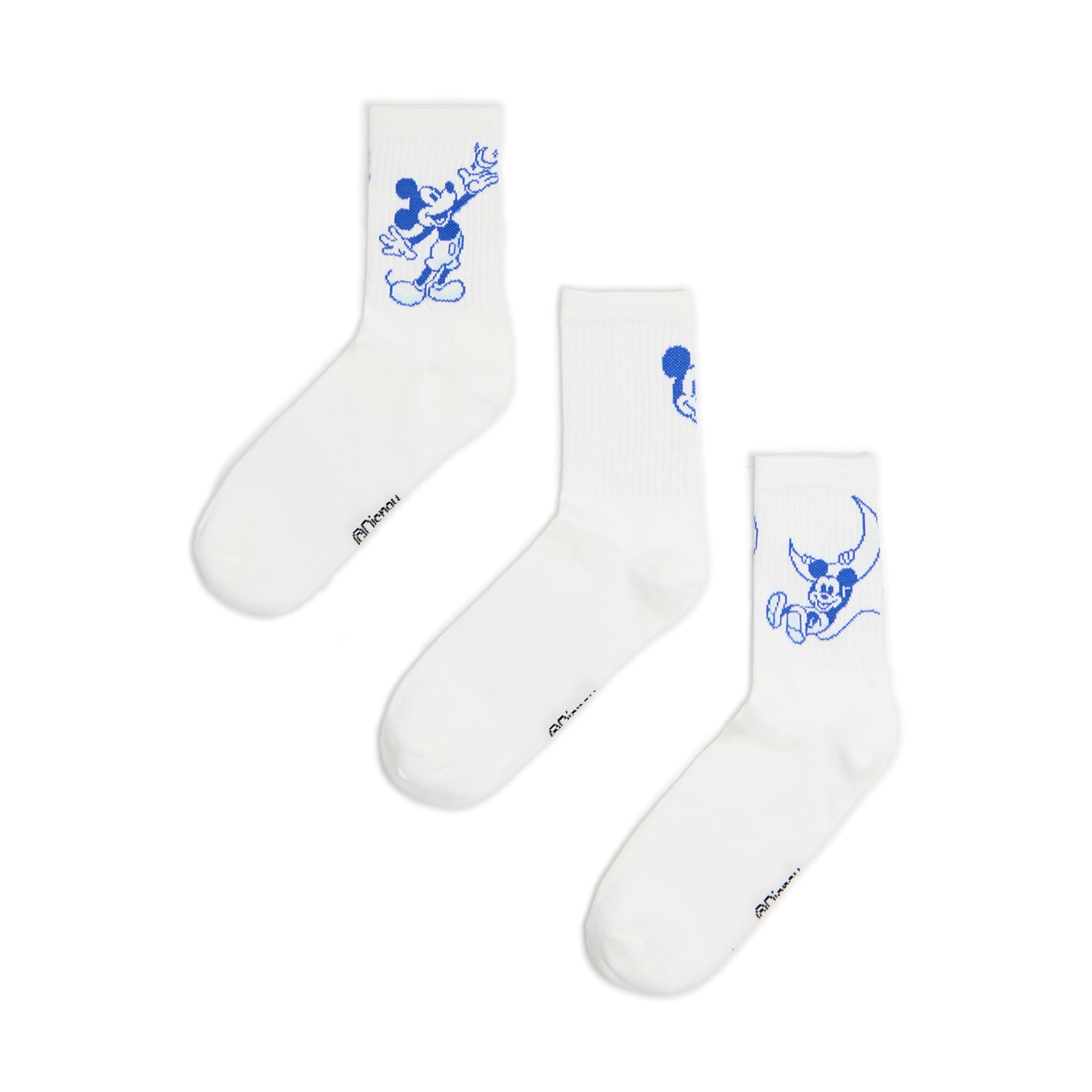 Cropp - Дълги чорапи 3 чифта Mickey Mouse - многоцветен