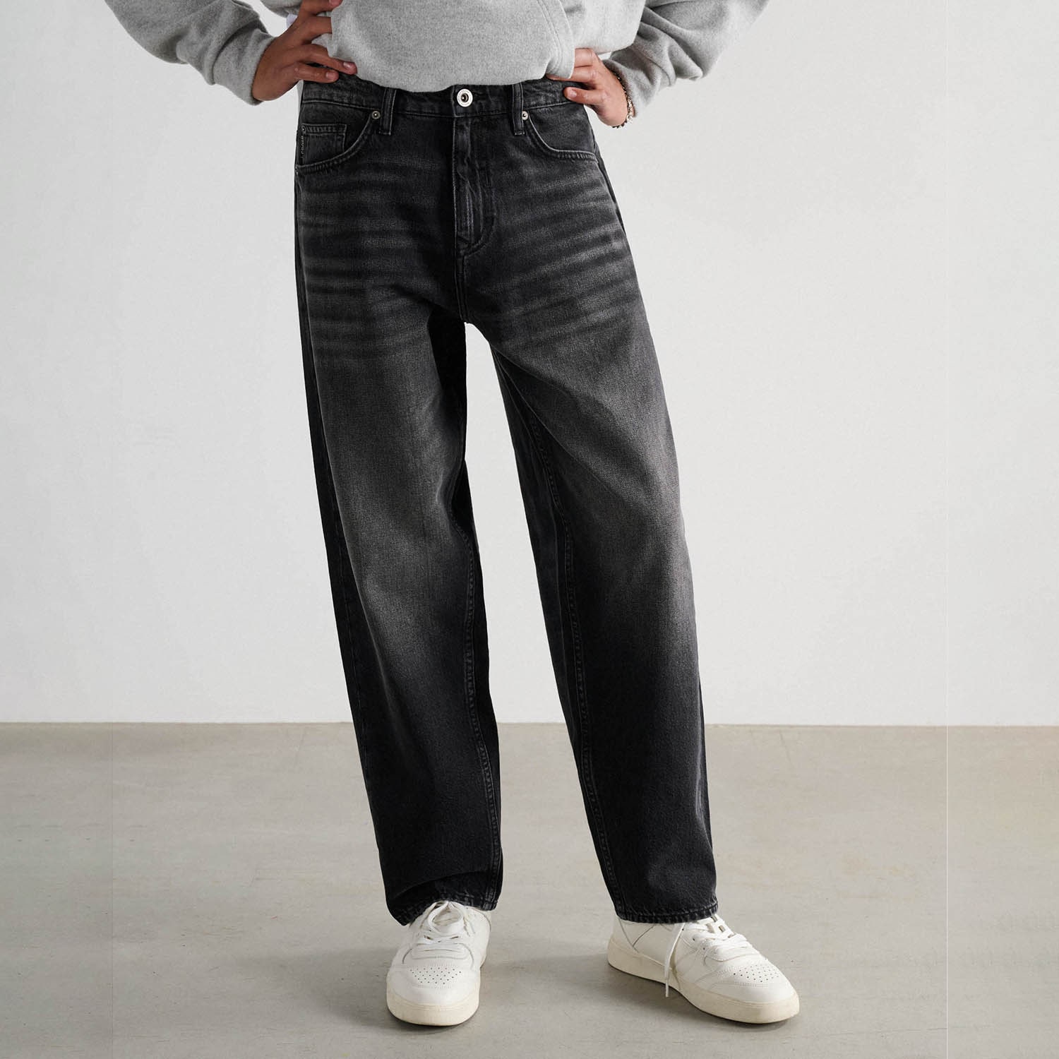 Cropp - Дънки baggy - сив
