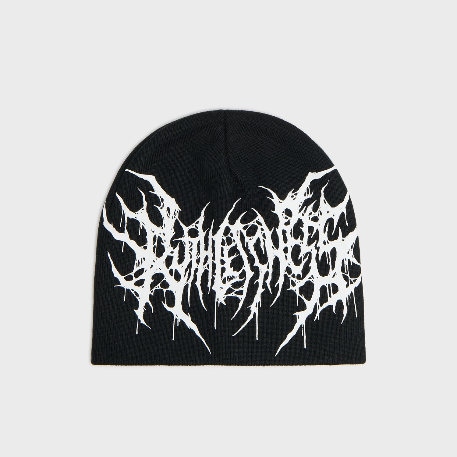 Cropp - Шапка beanie с апликация - черeн
