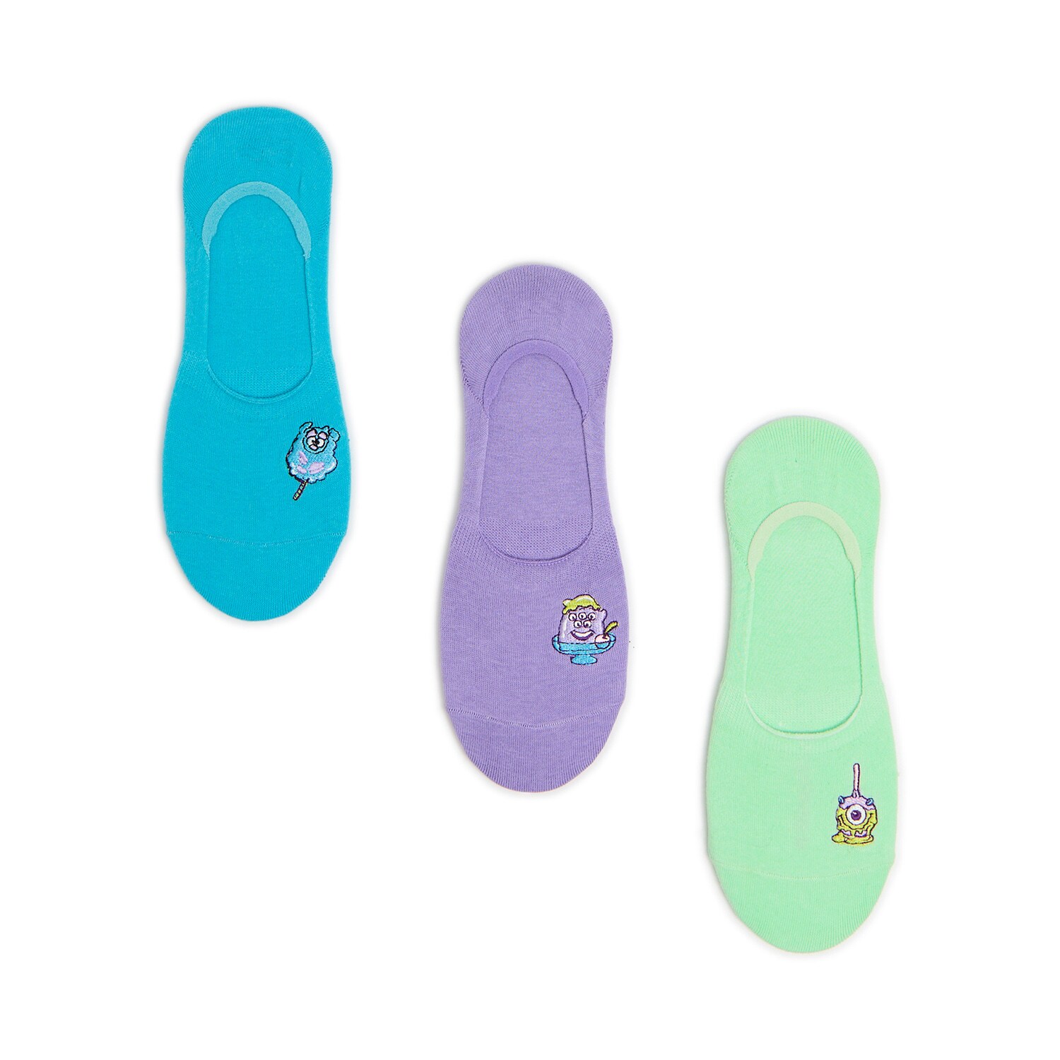 Cropp - 3 чифта чорапи без конч Monsters, Inc. - многоцветен