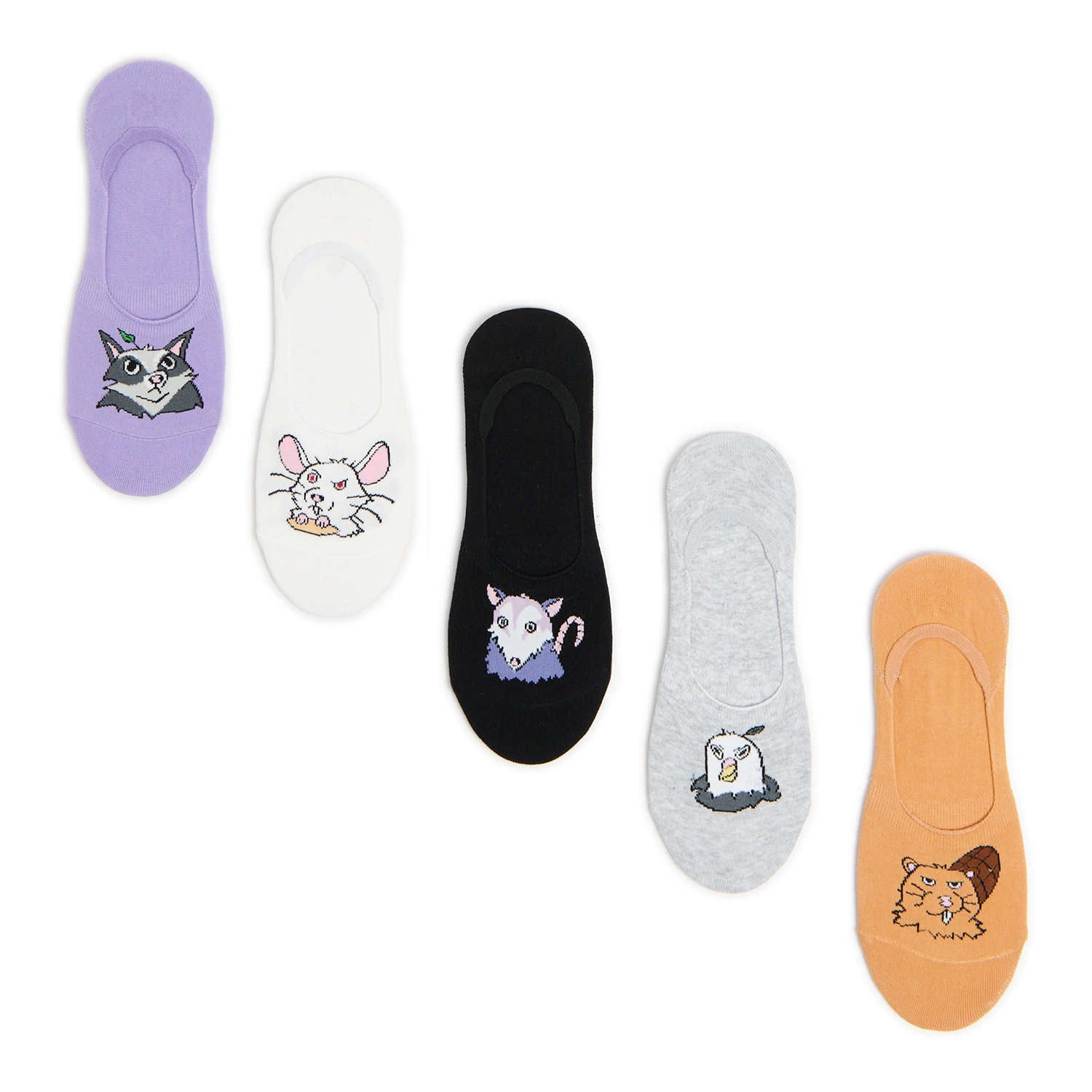 Cropp - Чорапи с шарка, 5 чифта - многоцветен