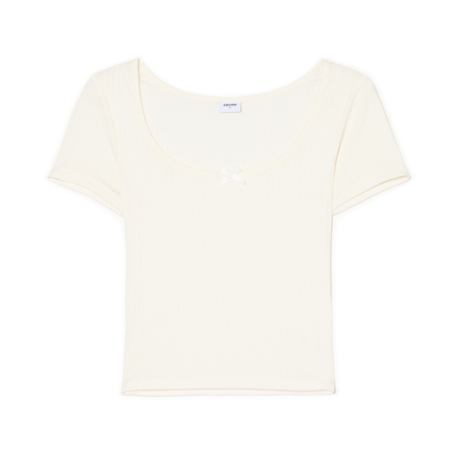 Cropp - Бяла тениска - бял