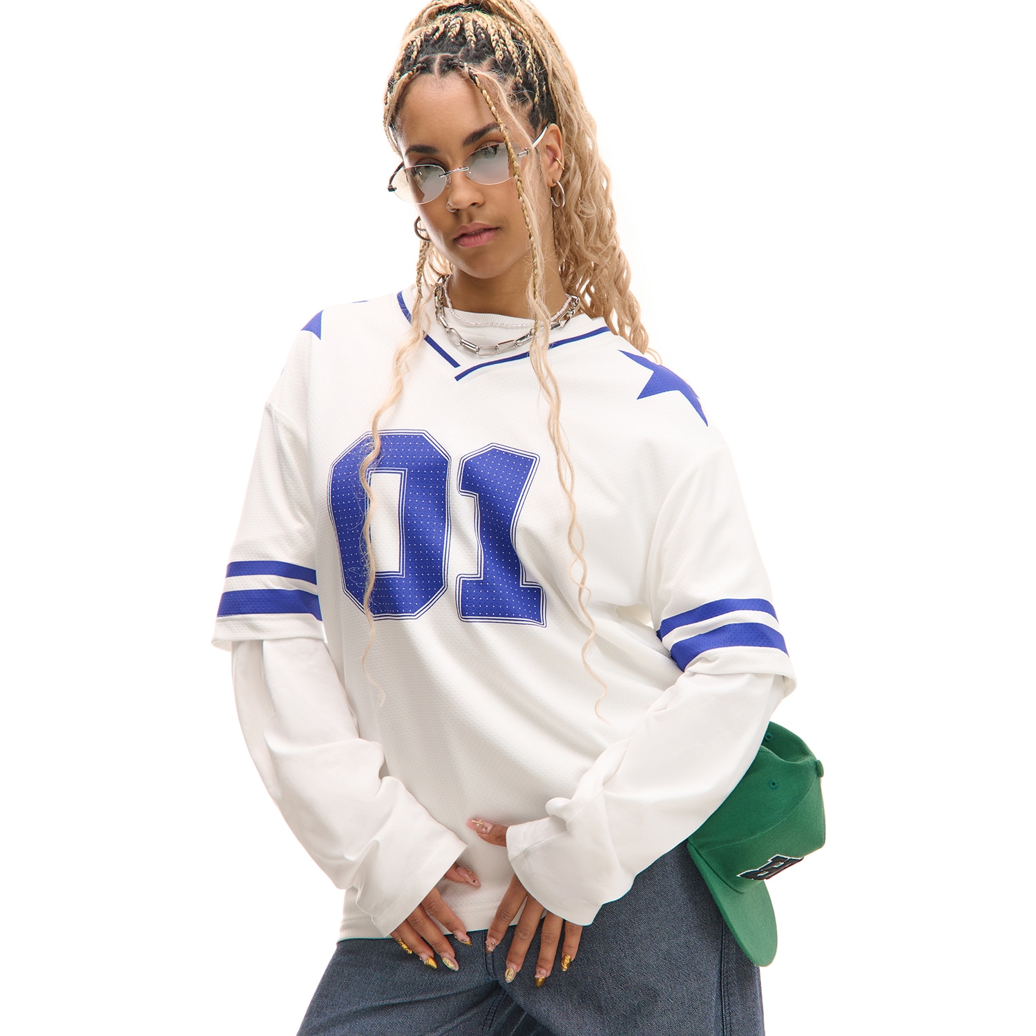 Cropp - Бяла тениска с принт - бял