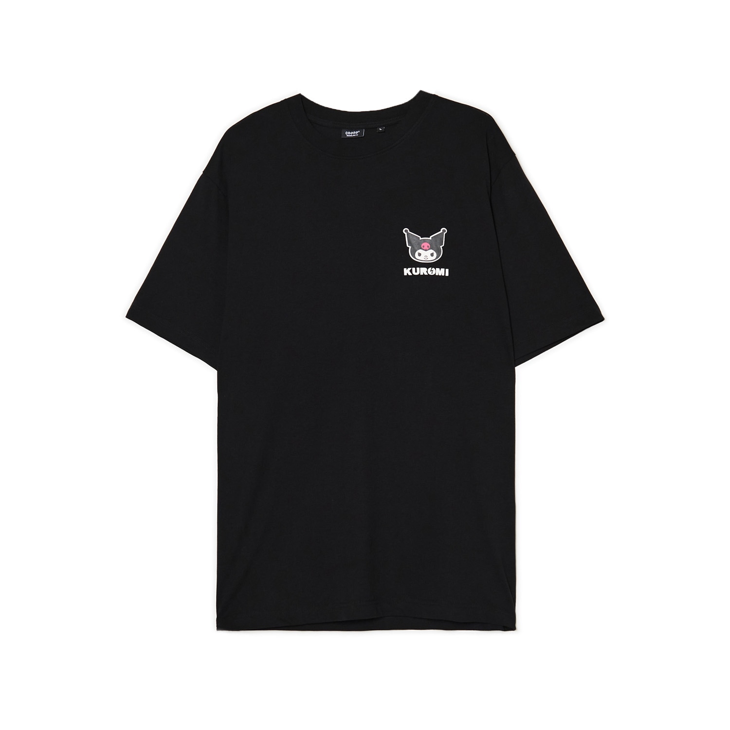 Cropp - Черна тениска с принт Kuromi - черeн