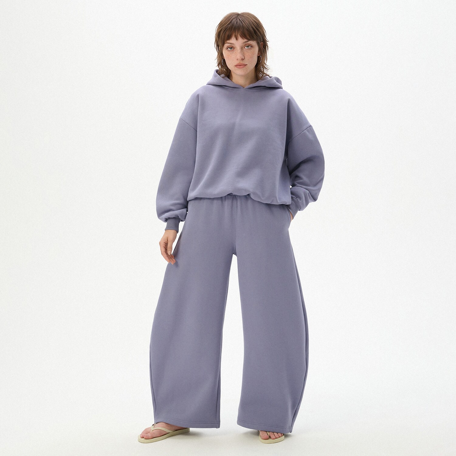 Cropp - Baggy Спортни панталони - лавандула