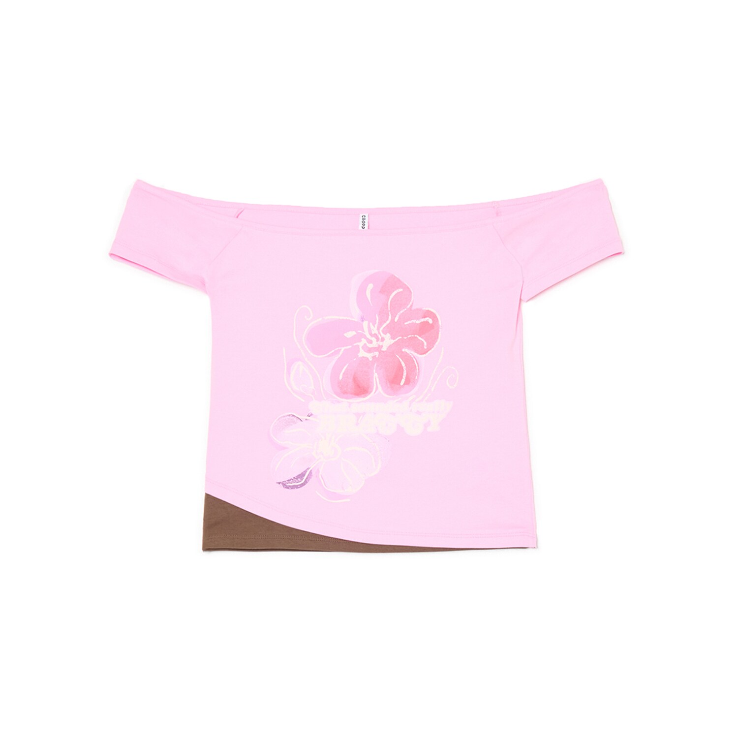 Cropp - Тениска с принт - розов