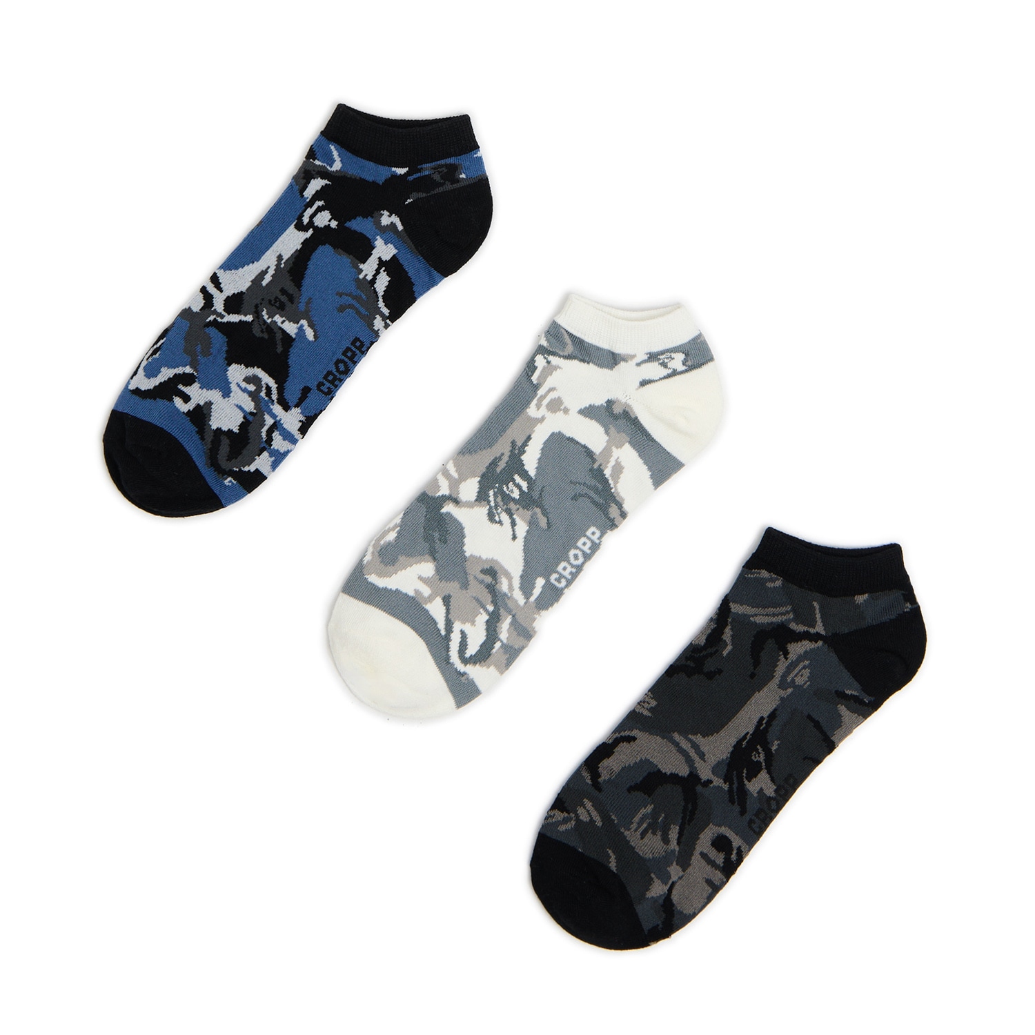 Cropp - Чорапи с шарка, 3 чифта - многоцветен