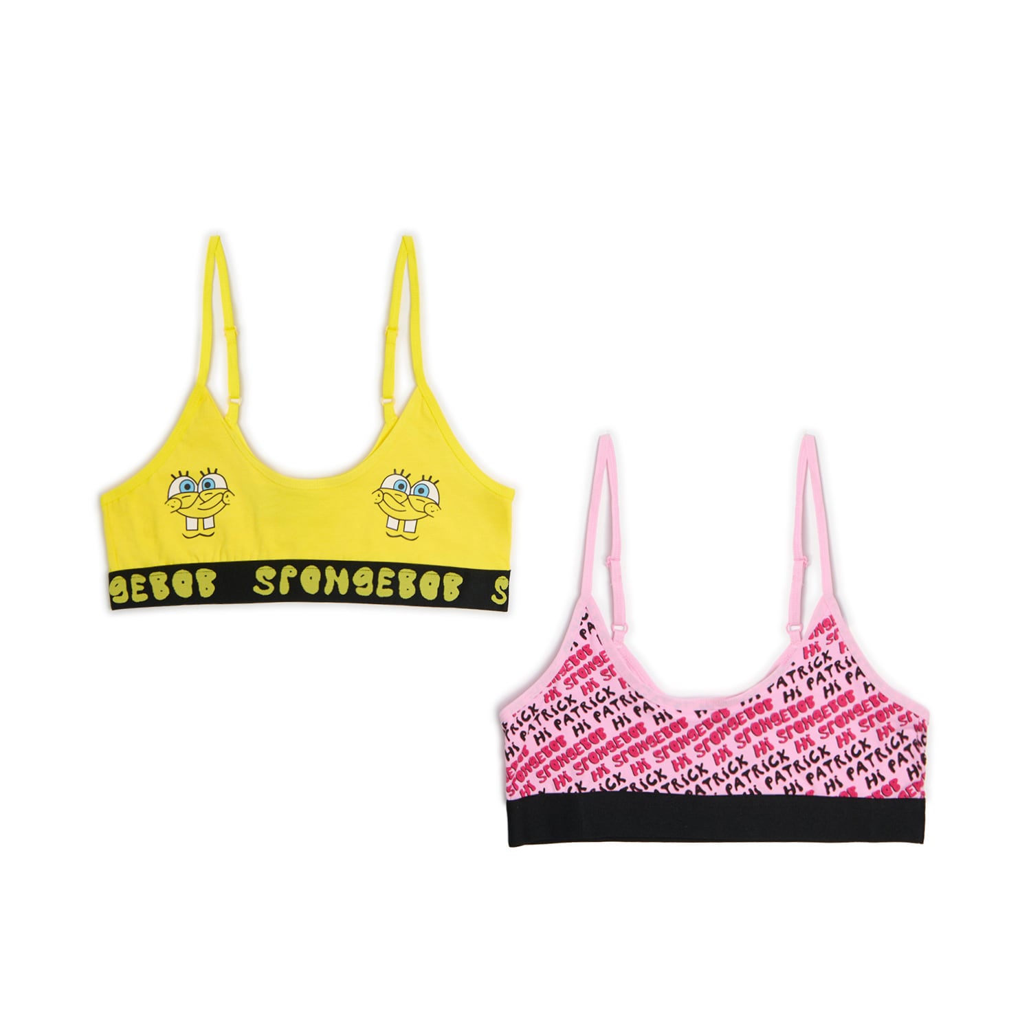 Cropp - 2 комплект сутиени SpongeBob SquarePants - многоцветен