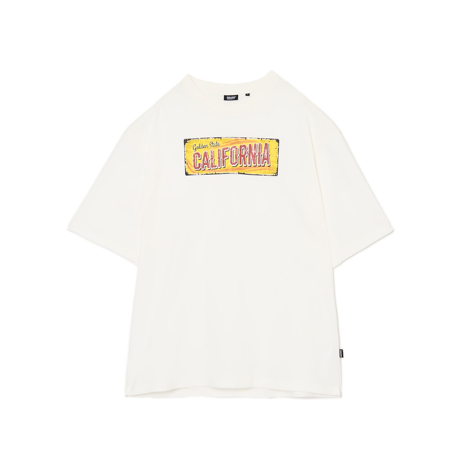 Cropp - Бяла тениска с принт - бял