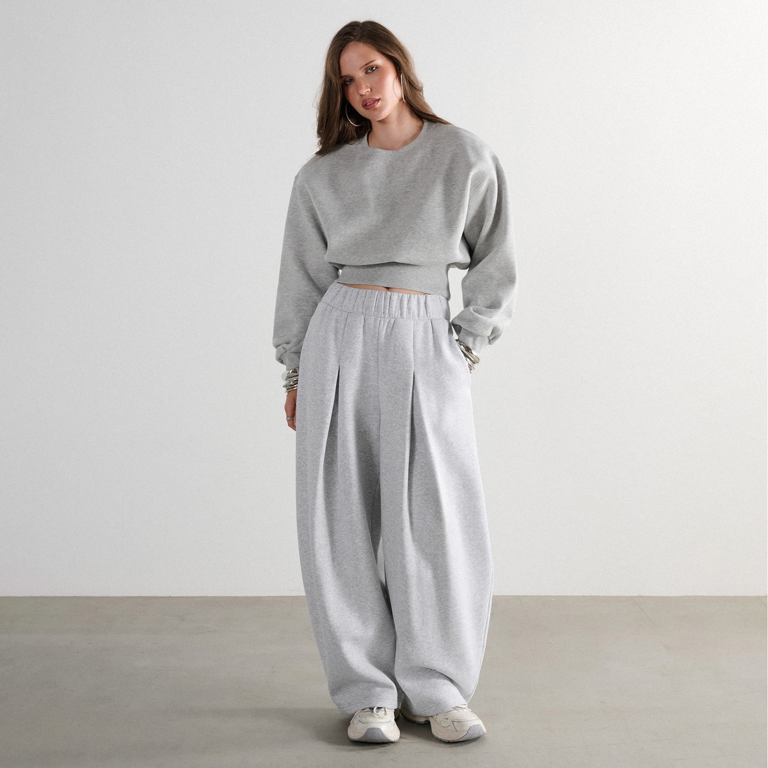 Cropp - Спортни панталони - Светло сиво