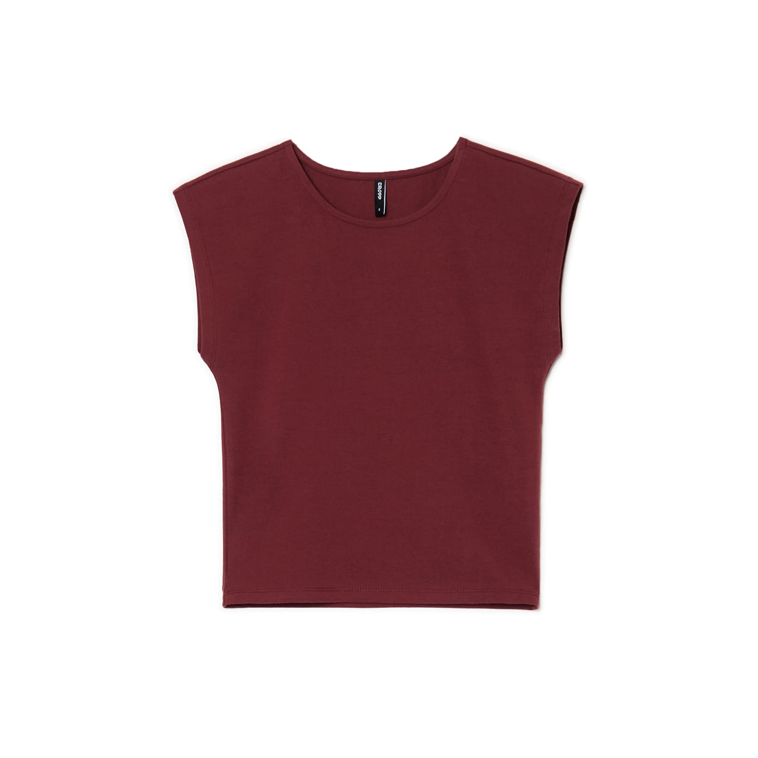 Cropp - Изчистена тениска - кестеняв