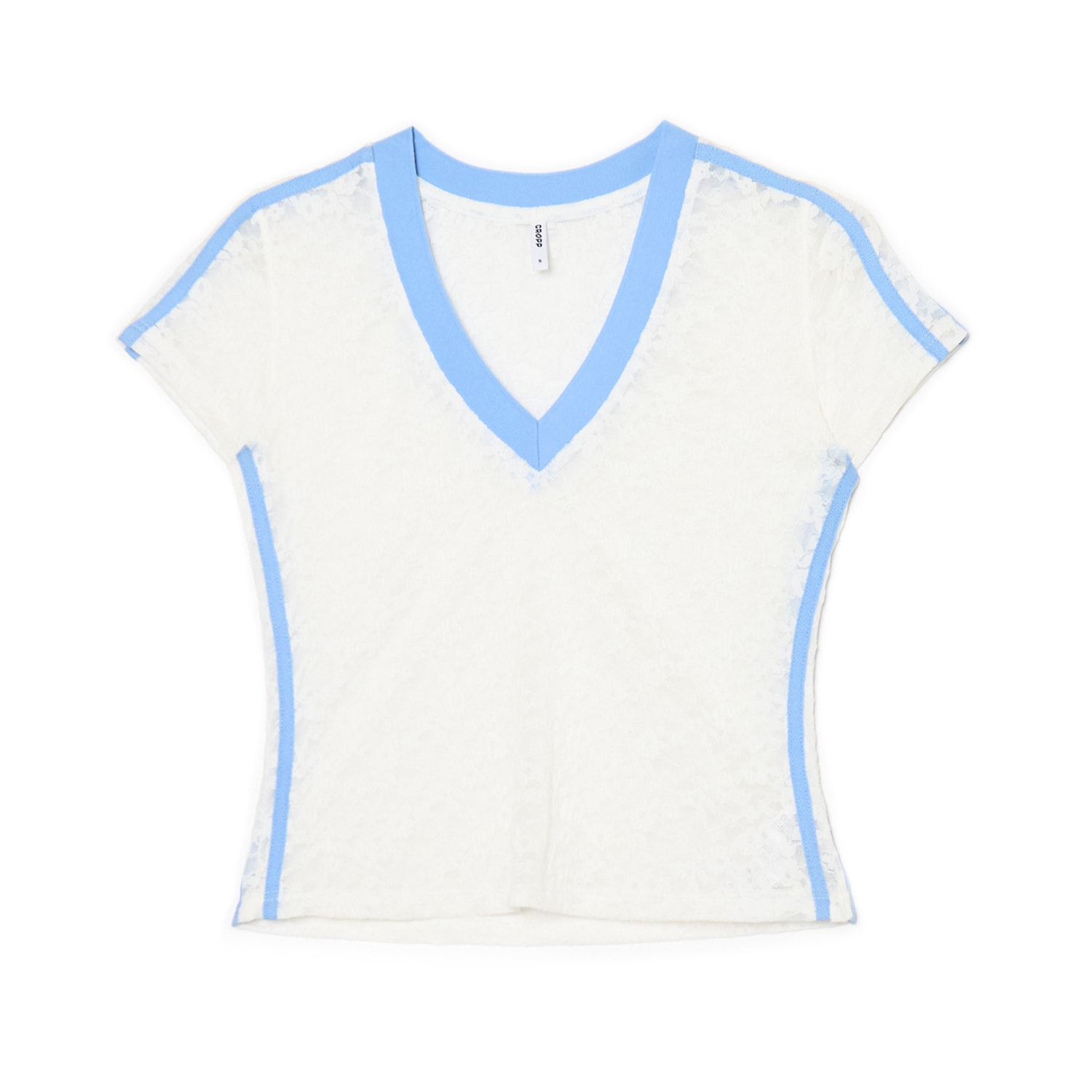 Cropp - Тениска с шарки - бял