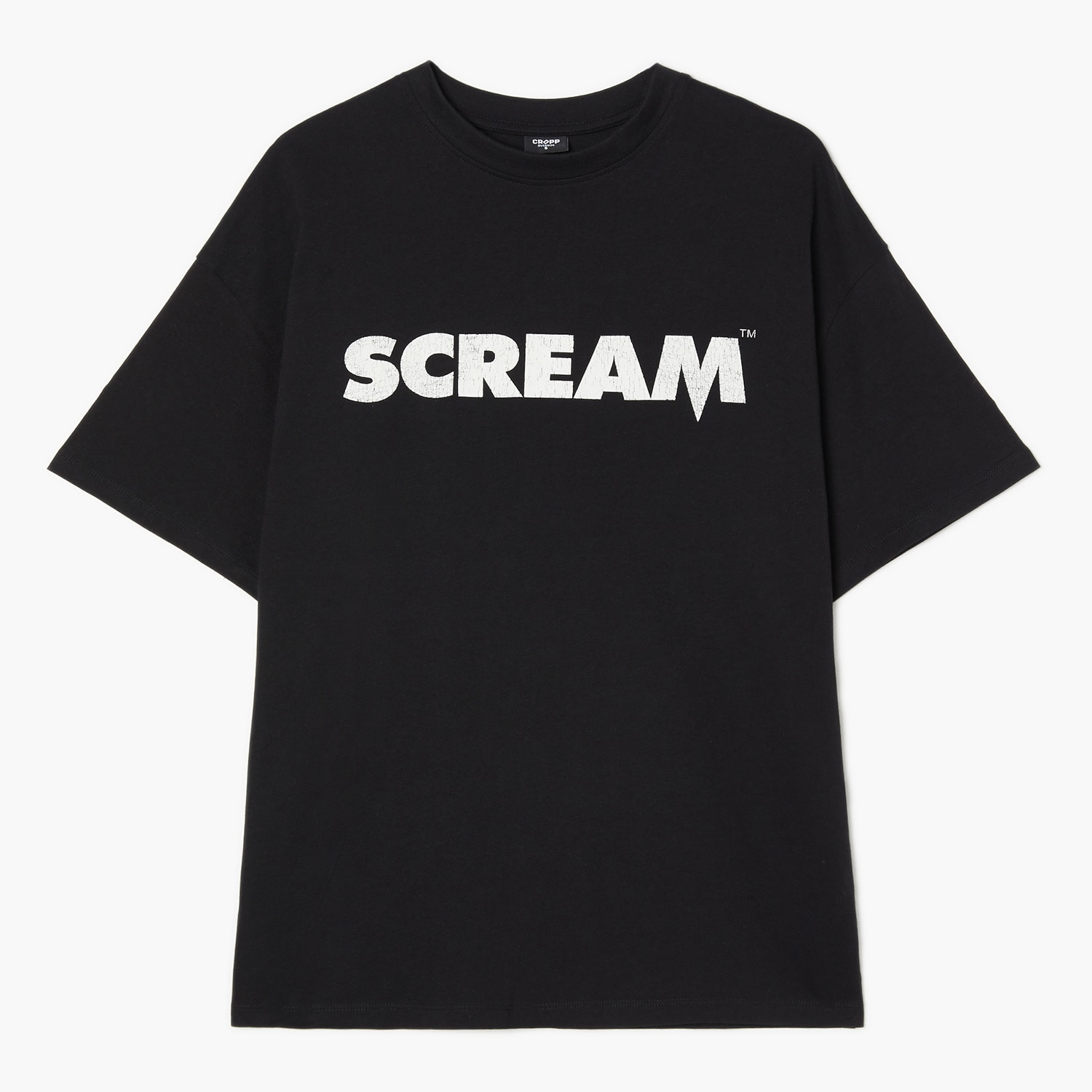 Cropp - Черна Тениска С Принт Scream