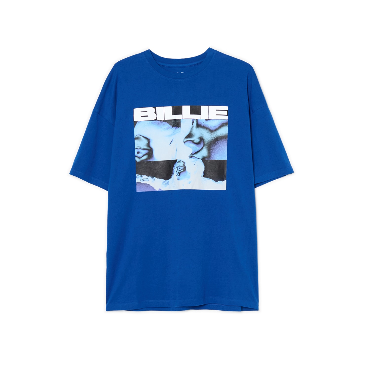 Cropp - Тениска с принт Billie Eilish - тъмносин