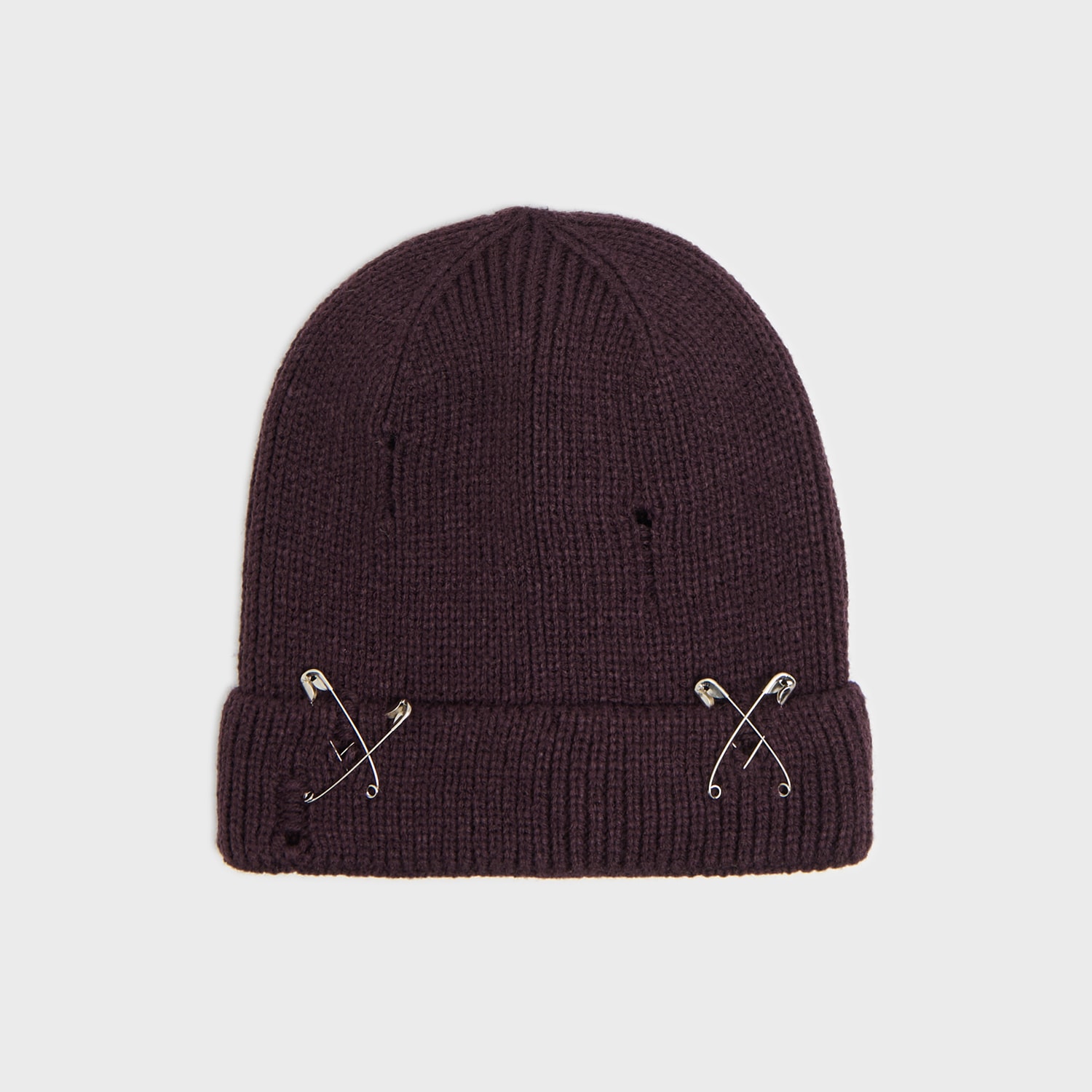 Cropp - Шапка beanie - тъмновиолетово