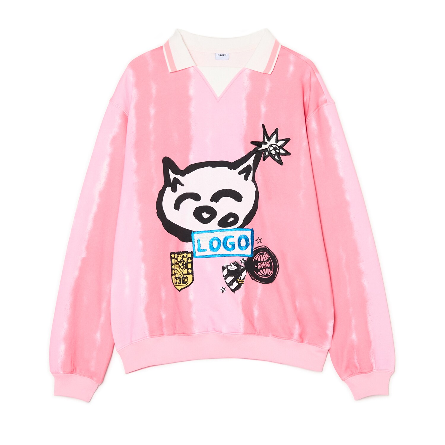 Cropp - Суитшър - розов