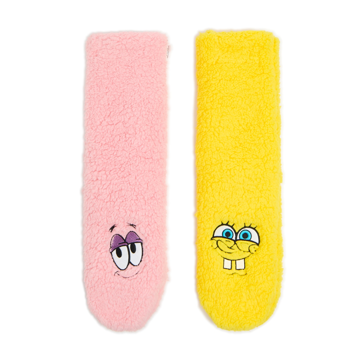 Cropp - Chlupaté ponožky SpongeBob SquarePants & Patrick Star - vícebarevná