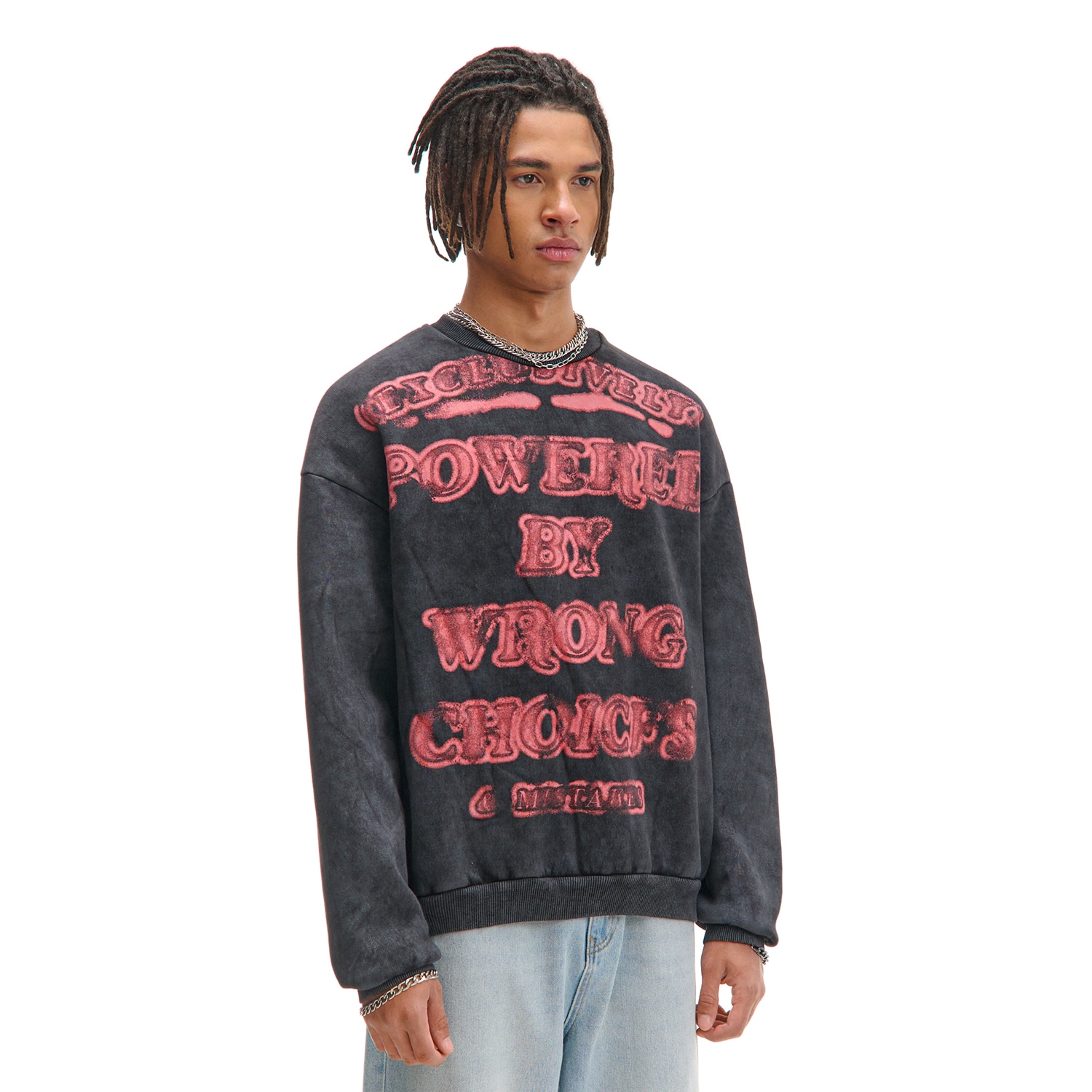 Cropp - Mikina s potiskem - černý