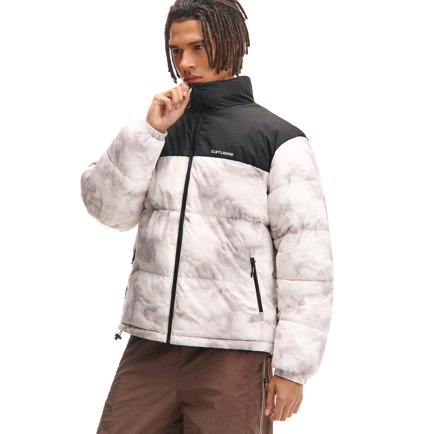 Cropp - Bunda s výplní - bílá