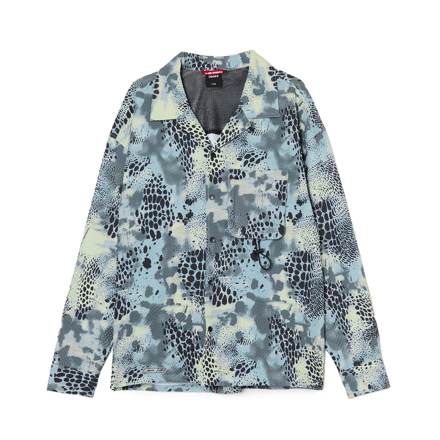 Cropp - Vzorovaná košile - černý