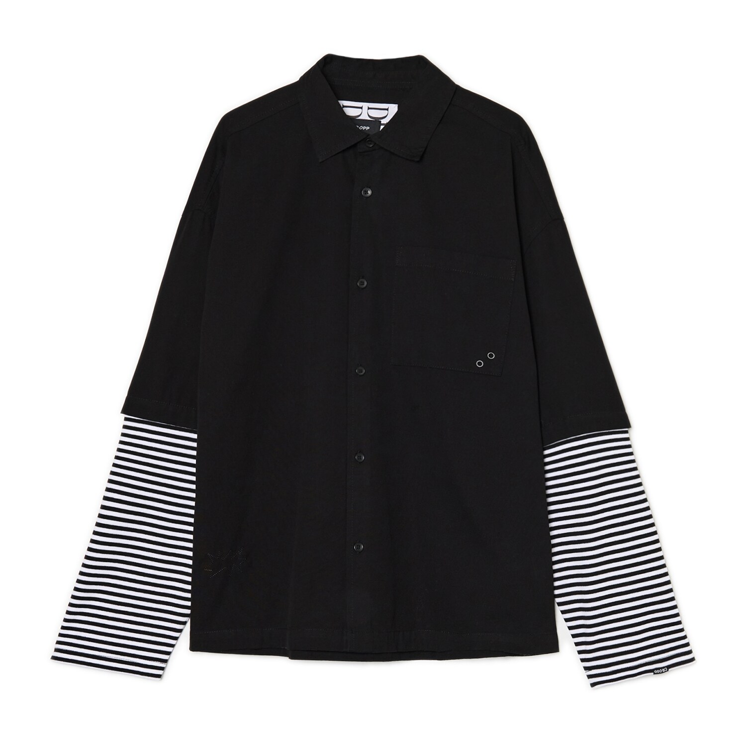 Cropp - Košile s potiskem - černý