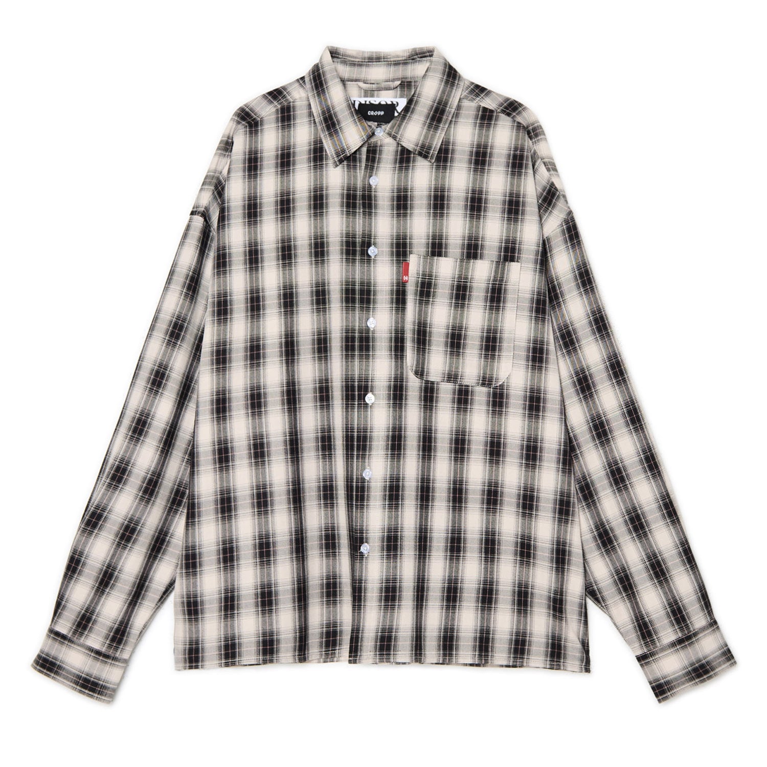 Cropp - Kostkovaná košile - černý