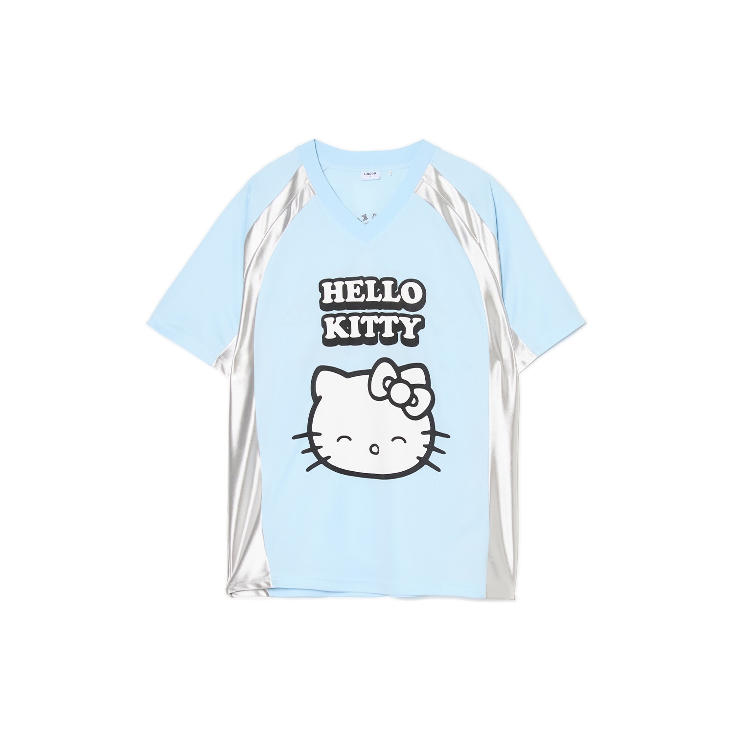 Cropp - Tričko s potiskem Hello Kitty - bleděmodrá