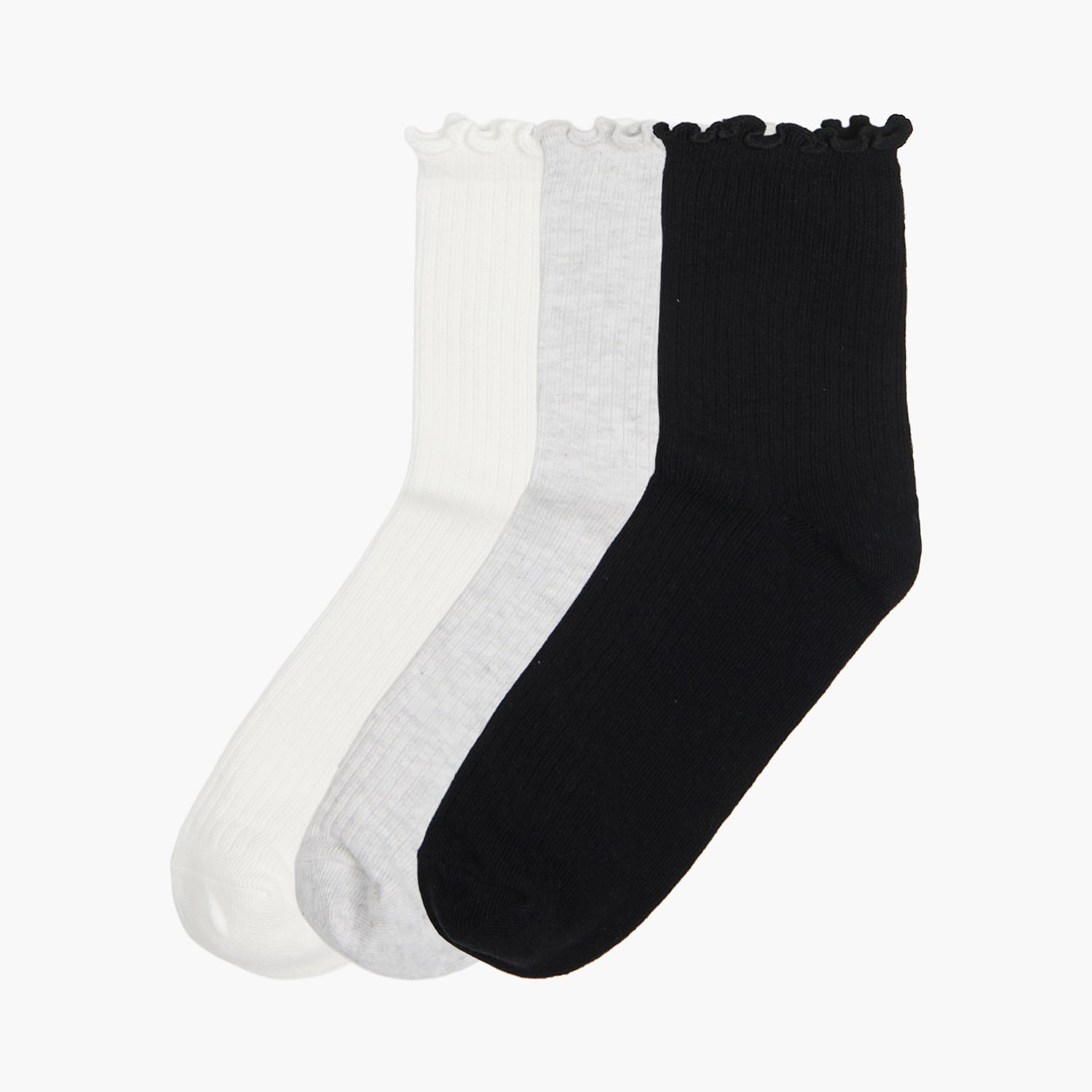 Cropp - Sada 3 párů ponožek - vícebarevná