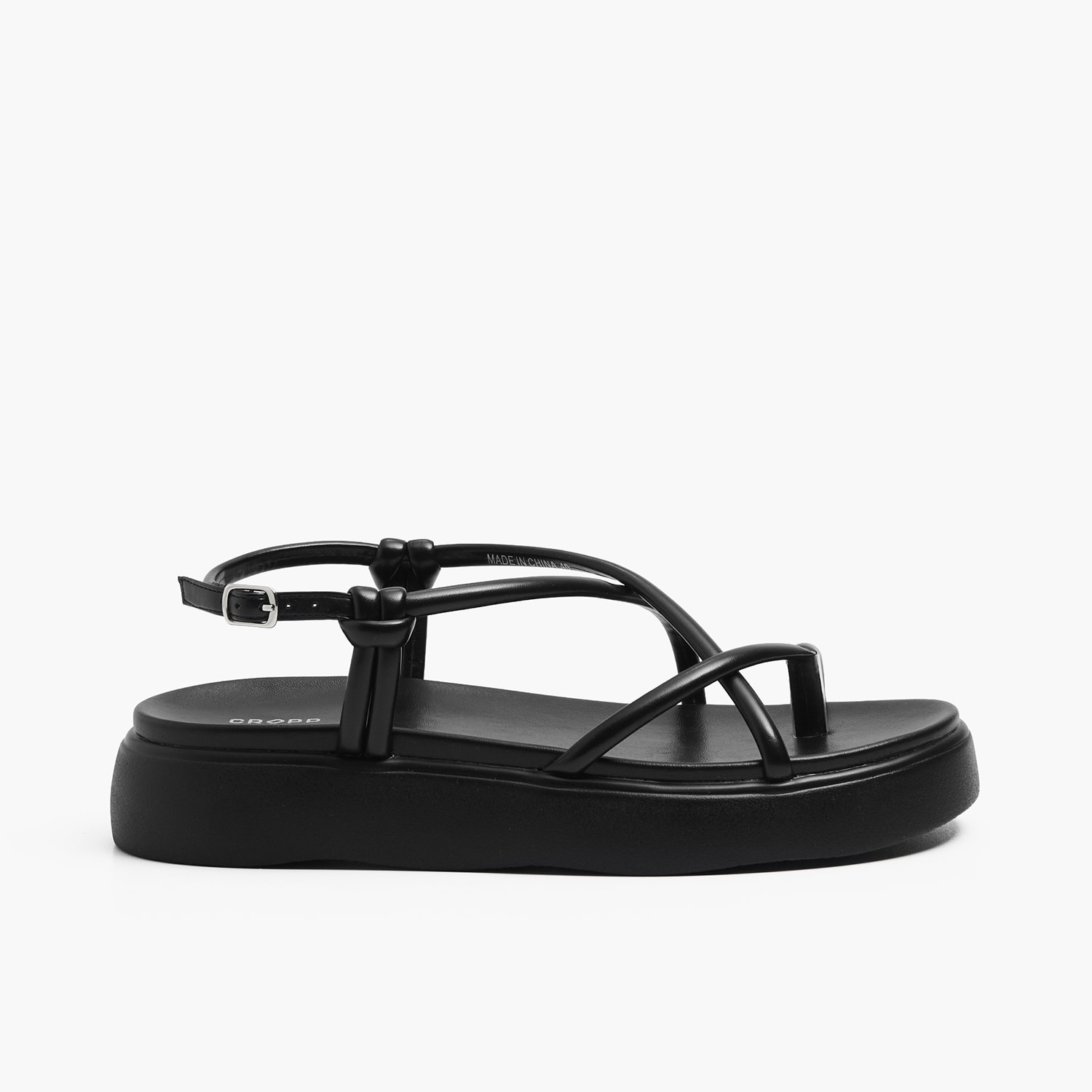 Cropp - Sandály na platformě - černý