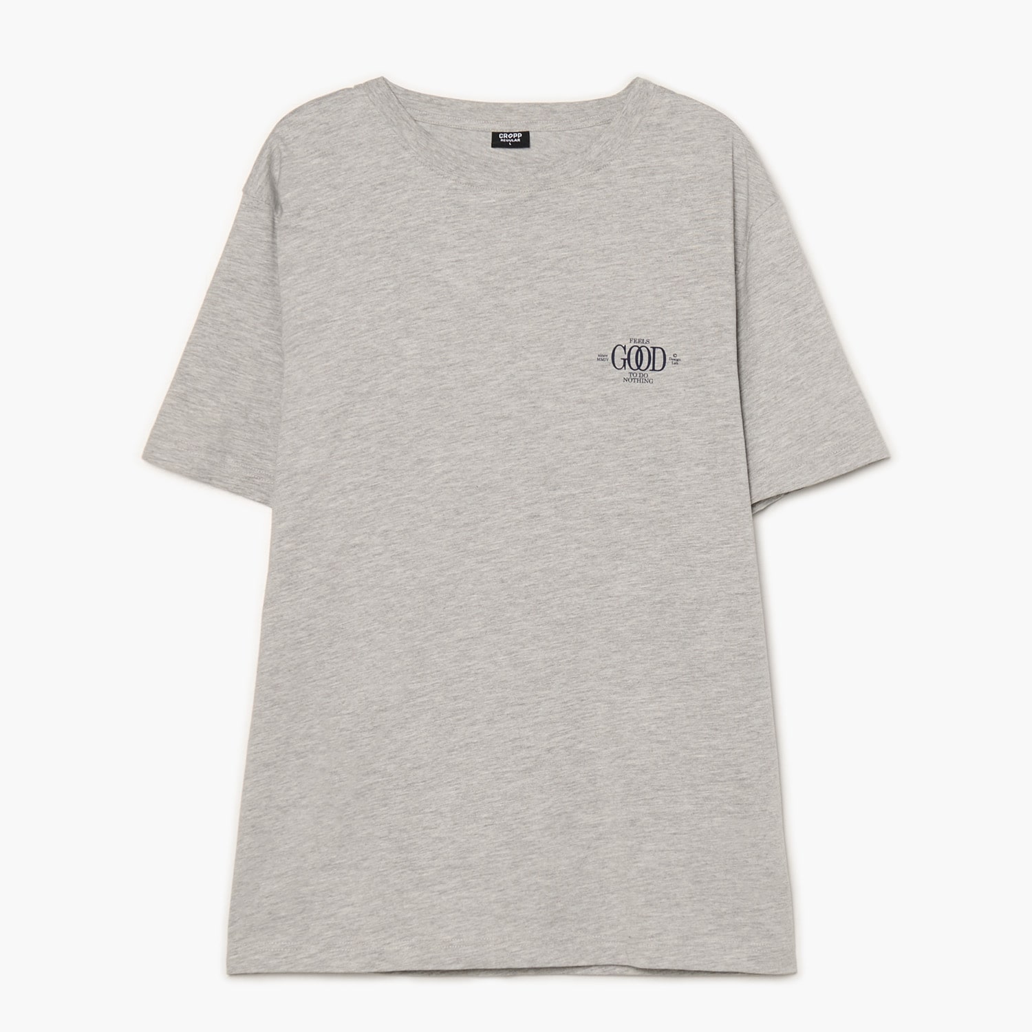 Cropp - Tričko s potiskem - světle šedá