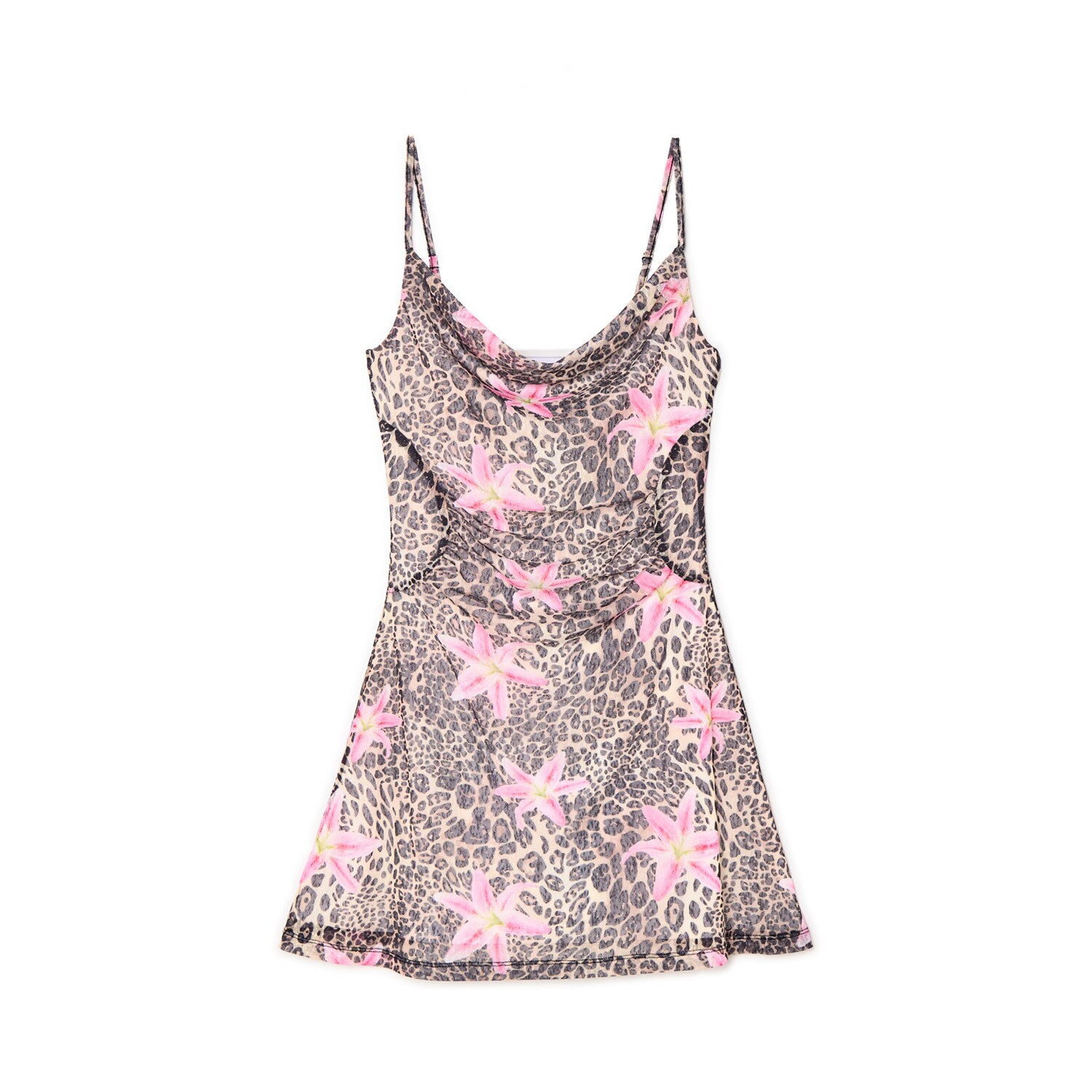 Cropp - Šaty na ramínka - vícebarevná