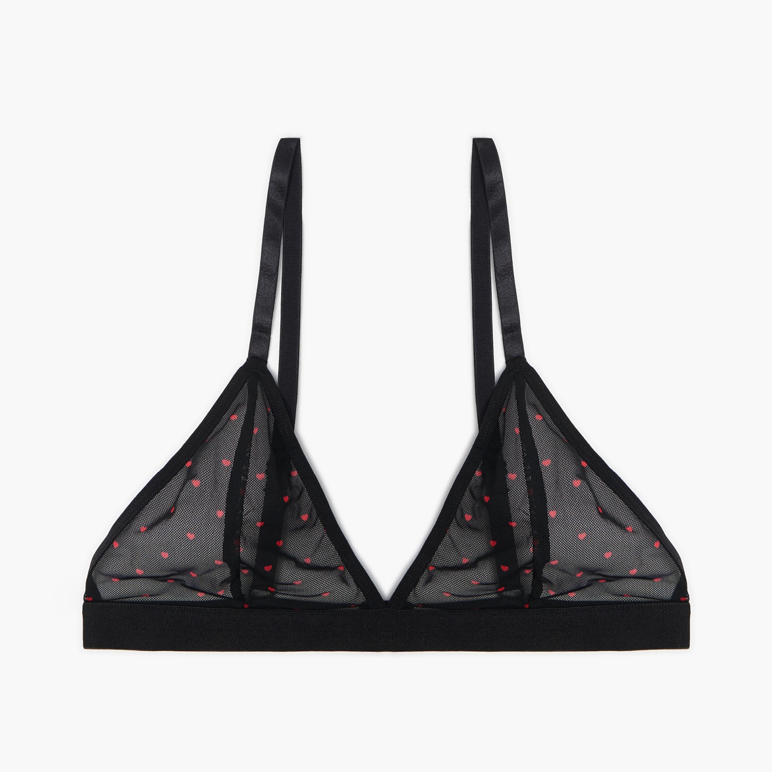 Cropp - Měkká trojúhelníková podprsenka - černý