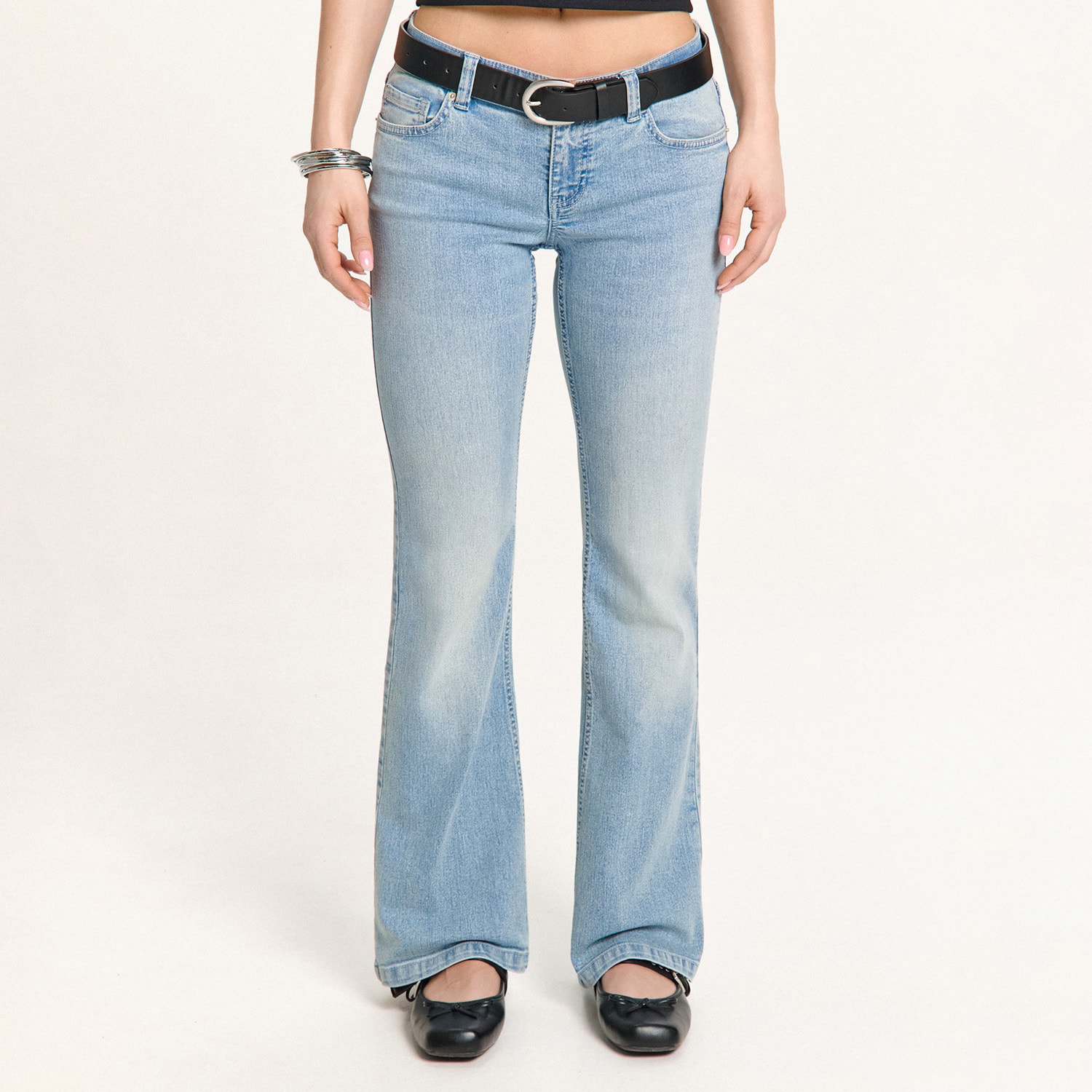 Cropp - Džíny bootcut - modrá