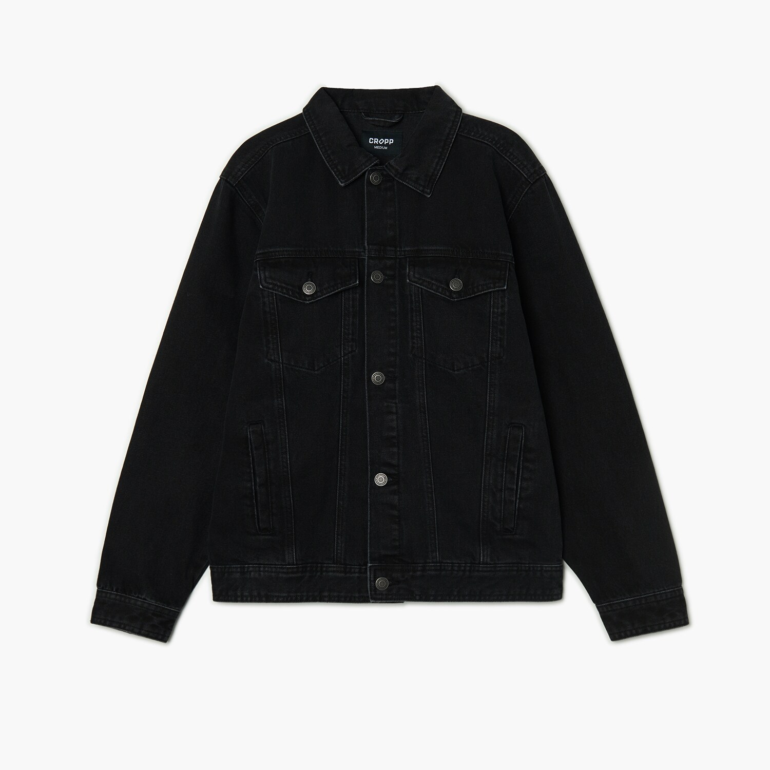 Cropp - Džínová bunda - černý
