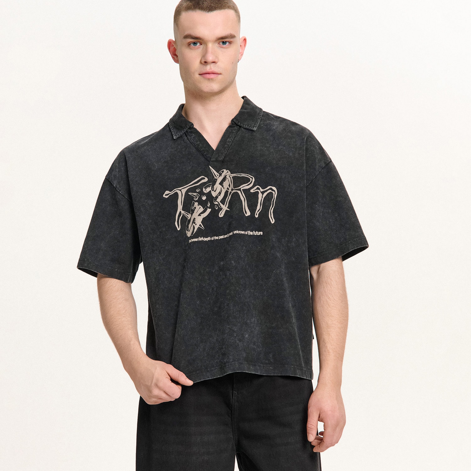 Cropp - Černé polokošile - černý