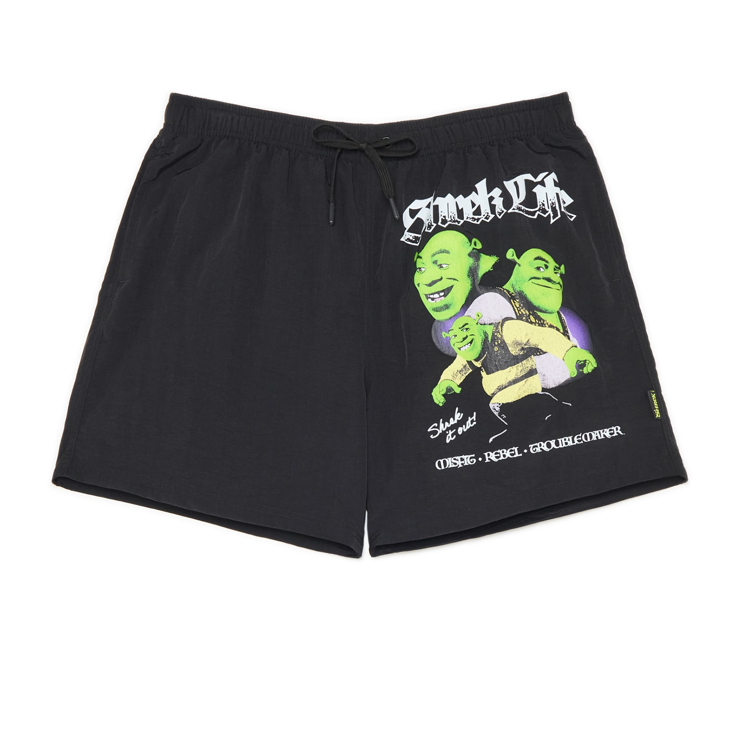 Cropp - Plavky s potiskem Shrek - černý