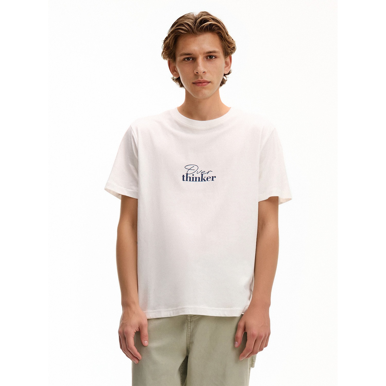 Cropp - Tričko s nápisem - béžová