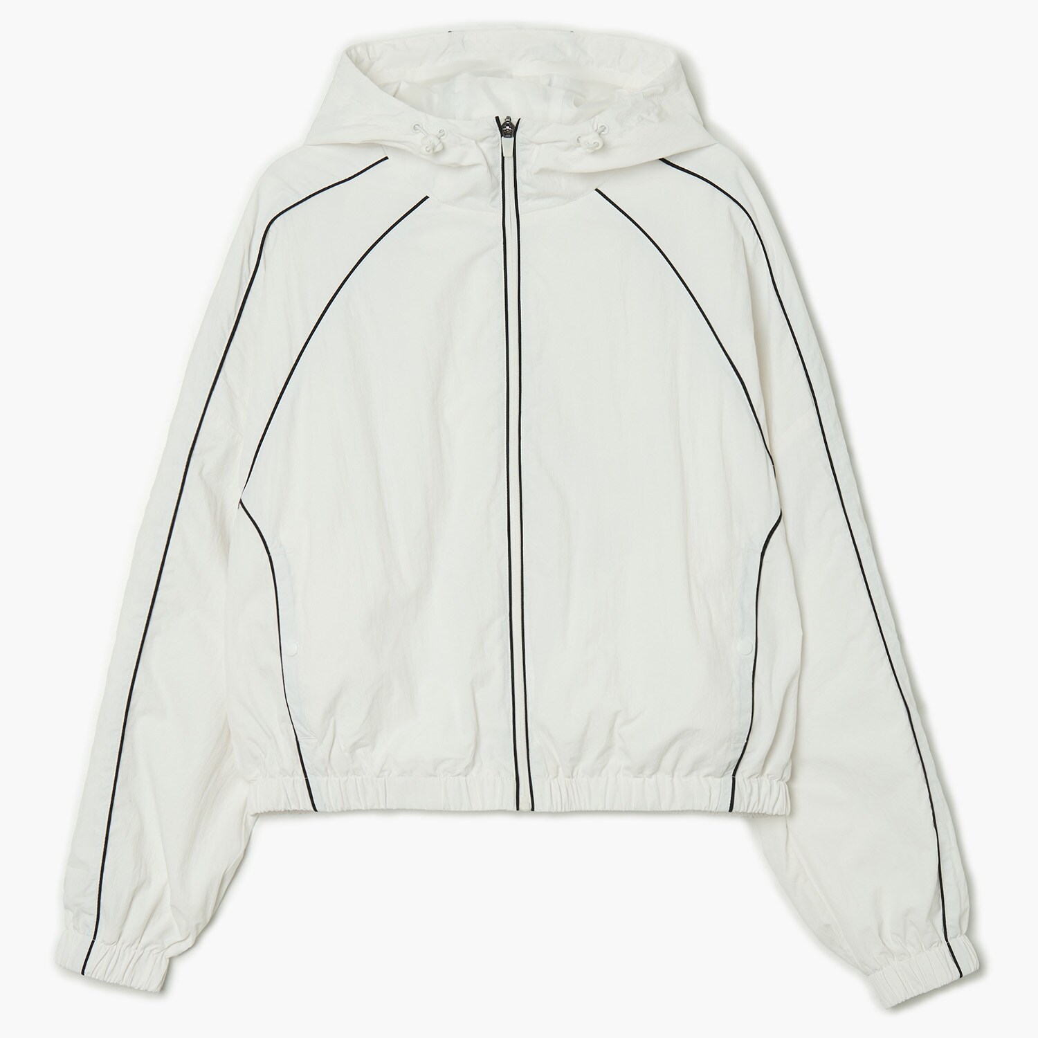 Cropp - Bunda s kapucí - bílá