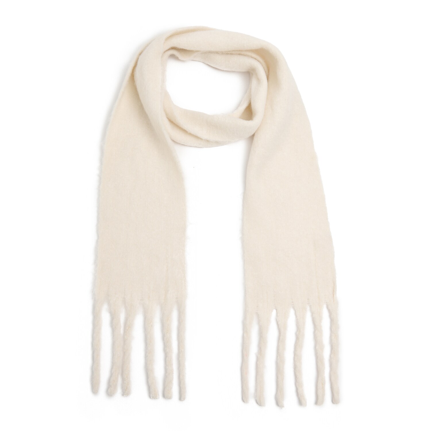 Cropp - Šála s třásněmi - béžová