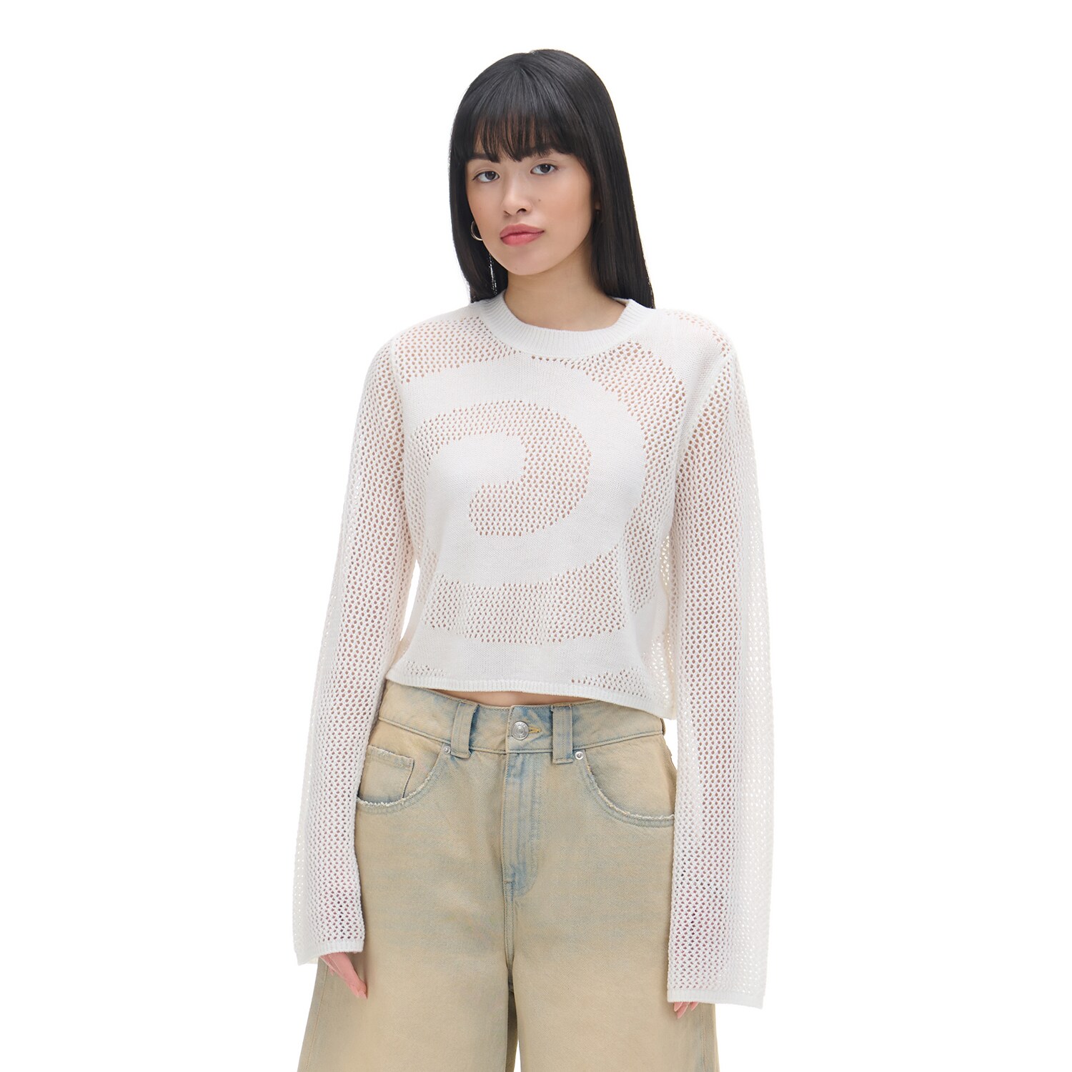 Cropp - Pullover - Creme