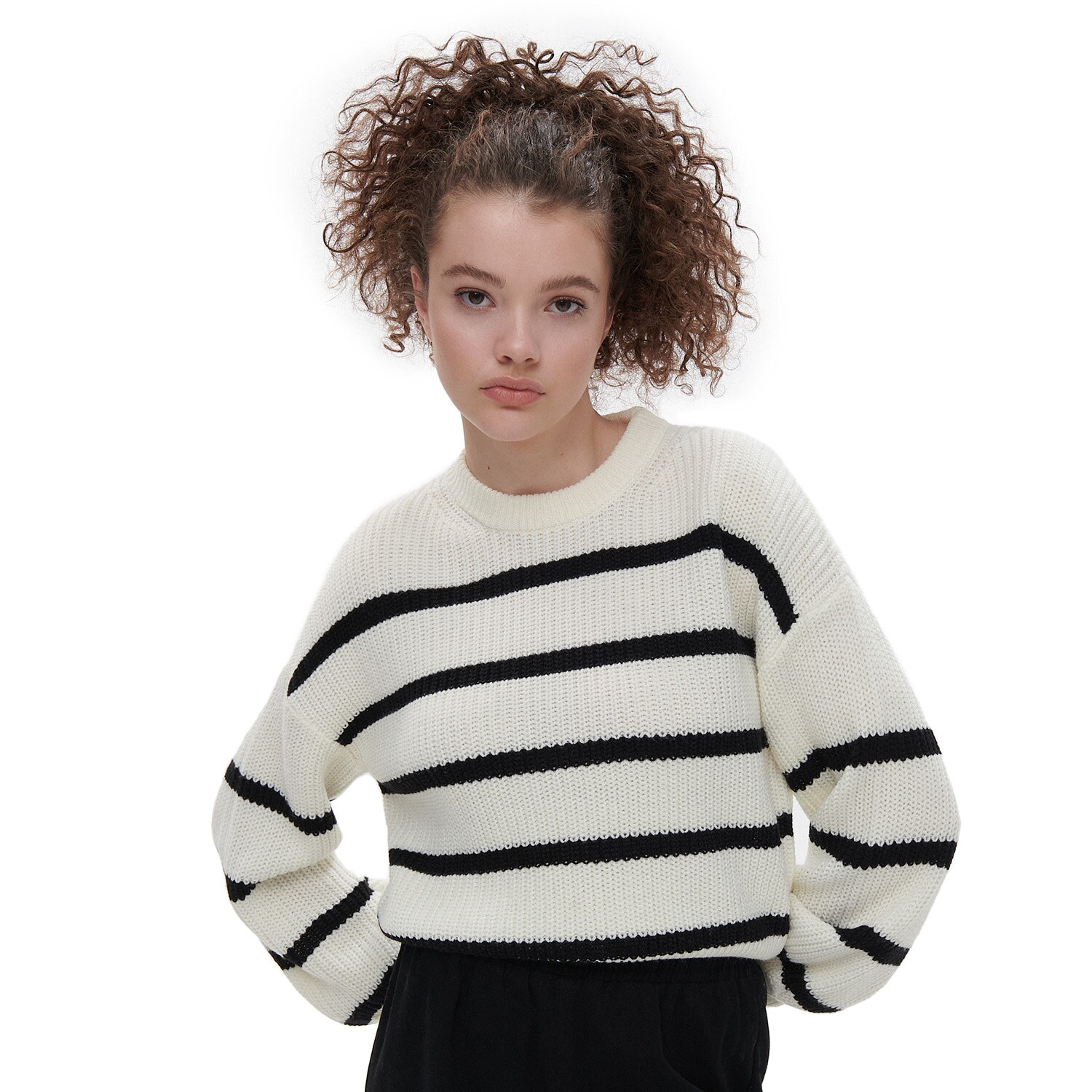 Cropp - Pullover - Creme