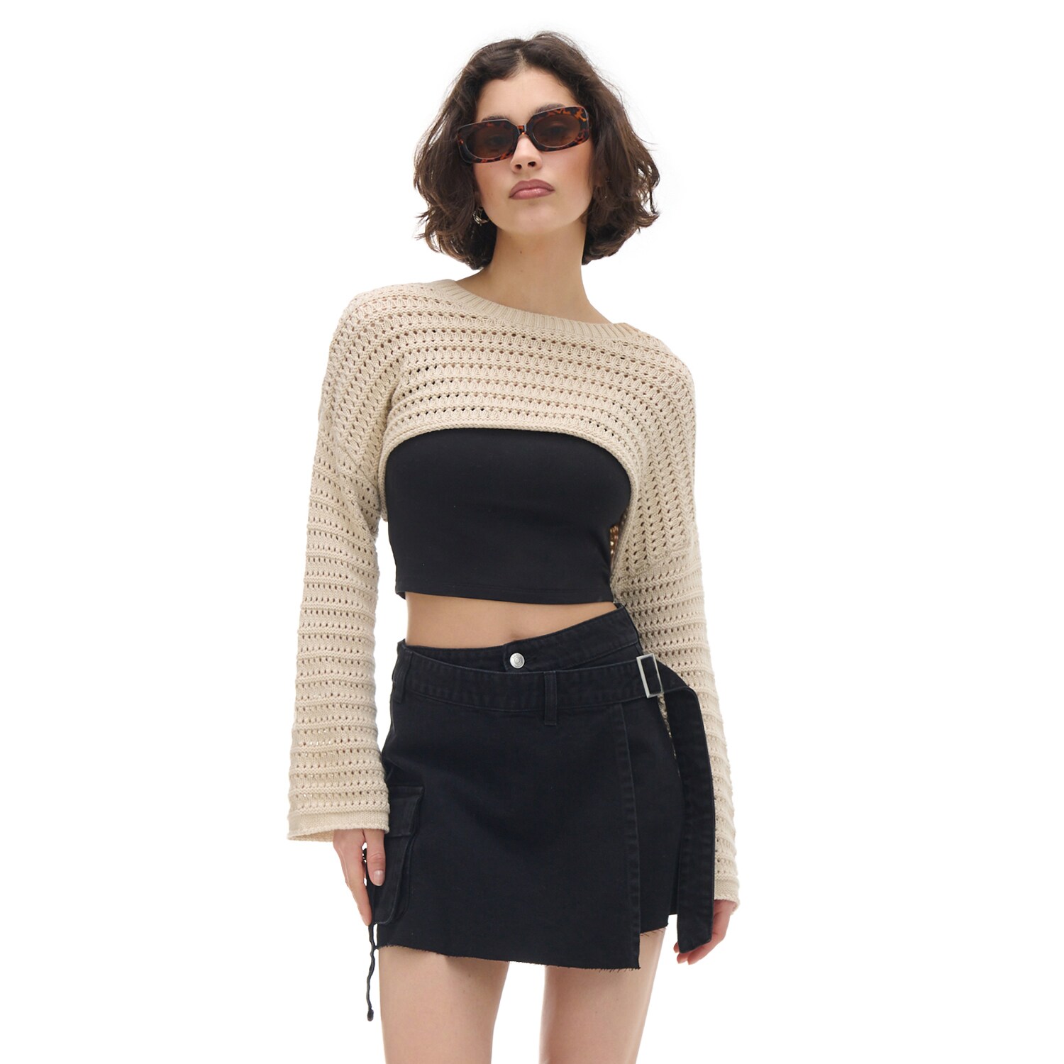 Cropp - Pullover - Creme