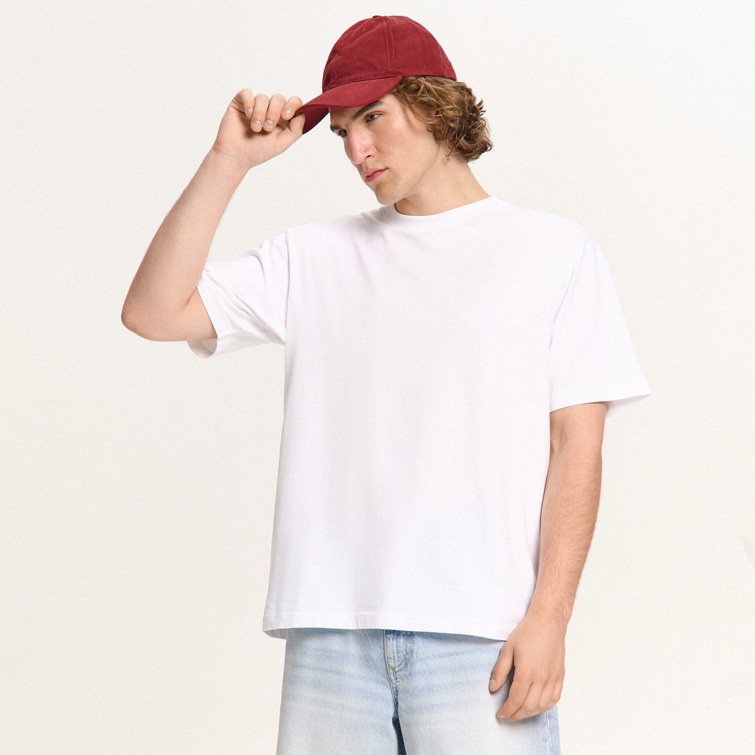 Cropp - Camiseta basic - Blanco