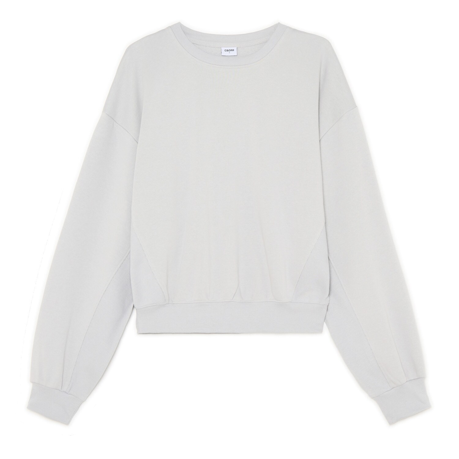 Cropp - Basic majica - svijetlo siva